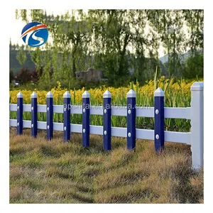hot selling cheap easy install outdoor garden yard boundary panels beautiful pvc coated garden fence for houses
