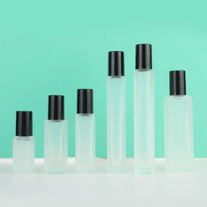 Flacon à bille en verre transparent givré <span class=keywords><strong>de</strong></span> luxe vide pour <span class=keywords><strong>parfum</strong></span> ou huile essentielle, petit format, 3 ml, 5 ml, 10 ml, 15 ml, 20 ml, 30 ml - Product Image 6