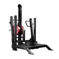 Machine de squat à ceinture professionnelle de qualité commerciale en acier robuste à charge de plaques, pour entraînement des hanches et des jambes (Rhino)