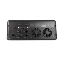 Amplificateur-mixeur ELM GT-4500 professionnel 8 canaux 4 sorties, subwoofer 500W, égaliseur 7 bandes DSP, effets intégrés, métal