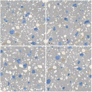 Carrelages de sol 600X600 au fini mat rustique de super qualité Carrelages de salle de bain inspirés du terrazzo au design moderne à vendre - Product Image 1