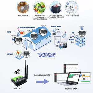 Solução inteligente sem fio Lora Gateway para temperatura e umidade do freezer - Product Image 4