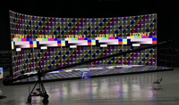 Pared LED para pantalla LED virtual P1.5 Montaje interior Pared de video LED P1.5 P1.53 Panel de pantalla LED