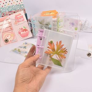 Capa Transparente A8 em PVC para Planner, Fichário de Três Argolas, Álbum de Fotos Exclusivo para Estudantes, Caderno de Fãs de Ídolos, Pasta de Folhas Soltas com Proteção UV - Product Image 4