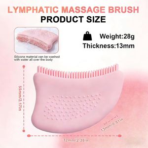 Pinceaux de massage pour lifting du visage, style éventail et plat, pour le contour du visage, les yeux et le cou, avec correcteur, Dropshipping - Product Image 2