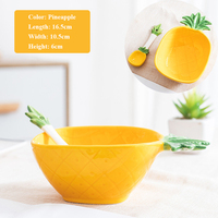 Bol créatif en céramique en forme de fruits et légumes bol à salade dessin animé mignon beau bol à dessert maison hôtel fête couverts décoratifs