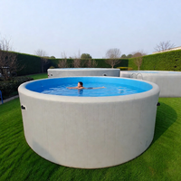 Piscine gonflable directement de l'usine, prix imbattable, piscine ronde populaire pour enfants et adultes, idéale pour les fêtes aquatiques estivales