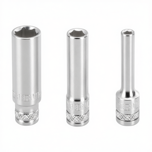 Fervi Long Hexagon <b>Socket</b> Wrench 10mm 12mm 13mm Set Chrome Vanadium Steel - Product Image 2