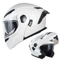 Casque de moto intégral modulable à design moderne pour E-Bike et Scooter, avec graphisme mécanique