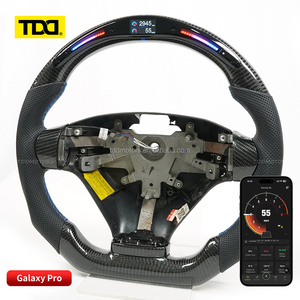 Volante de fibra de carbono TDD LED para Hyundai Veloster, personalizable. - Product Image 3