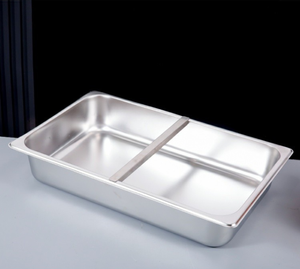 Gabinete de exhibición de mesa antiensalada de acero inoxidable, caja de piezas de congelador, tira de soporte de partición de lavabo, barra transversal, hoteles, <span class=keywords><strong>restaurantes</strong></span> - Product Image 1