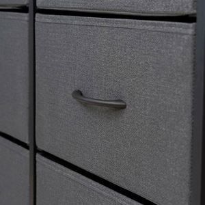 Commode autoportante moderne en tissu pour salon, durable, avec panneaux en MDF et acier inoxydable, en pin, disponible en plusieurs couleurs - Fournisseur en gros - Product Image 5