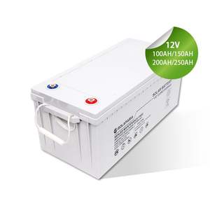 Гелевые аккумуляторы глубокого разряда для солнечных систем 12В 24В 100Ач 150Ач 200Ач 250Ач 300Ач – Высококачественные гелевые аккумуляторы для хранения солнечной энергии - Product Image 4