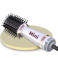 Mini Sèche-Cheveux Ionique Portable du Fabricant avec Brosse Diffuseur Volumisante et Coiffante Électrique AC pour Maison, Hôtel, Garage, Extérieur