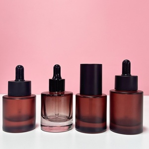 Wholesale Factory Price Glass 20ml 30ml 40ml 100ml Lotion Bottle Glass Frosted Bottle With Lotion Pump for Cosmetic Packagingl - Product Image 6