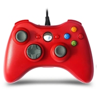 Manette de jeu filaire USB avec moteur de vibration pour console 360 et PC