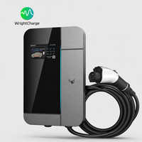 Cargador de Vehículos Eléctricos para Hogar, Wallbox de 11KW/22KW, Trifásico, Tipo 2, Estación de Carga Inteligente con WiFi, IP65, IK10, RFID, Control por Aplicación, UKCA, WrightCharge