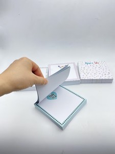 Blocs-notes imprimés à feuilles mobiles pour entreprises et hôtels, mini blocs de papier à écrire, blocs-notes personnalisés à feuilles détachables, cahiers scolaires - Product Image 3