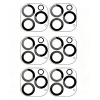 Protecteur d'objectif d'appareil photo 9H en verre trempé pour iPhone 16 Pro Max 16 Plus 15 14 Plus 13 12 Mini 11 Pro Film d'objectif d'appareil photo transparent HD