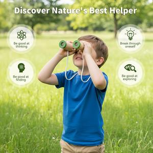 Binoculares Portátiles de Madera con <span class=keywords><strong>Distancia</strong></span> Interpupilar Ajustable para Observación al Aire Libre de Niños, Estudiantes de <span class=keywords><strong>Primaria</strong></span> - Product Image 5