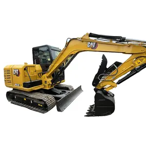 รถขุดมือสอง CAT305.5 เครื่องให้เครื่องยนต์ KAWASAKI CAT ราคาต่ํามือสองรถขุดขนาดเล็ก 5.5Ton สีเดิม