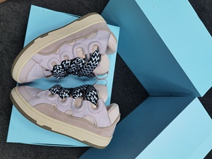 Zapatos Deportivos de Alta Gama para Hombre, Diseño de Lujo, Color Rosa, Gamuza, con Cordones, Estilo High Top, para Correr - Product Image 3