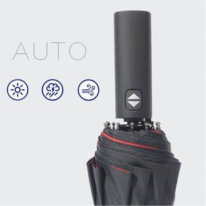 Ideas de Productos Nuevos 2020, Paraguas de Marca de Diseño Personalizado, Económico, Resistente a la Lluvia, Automático, a Prueba de Viento, para Hombre - Product Image 5