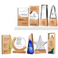 Nuevos Trofeos de Cuarzo Transparente Hechos a Medida, Placas de Autorización, Etiquetas con Nombre para Niños - Regalos Empresariales con Logotipo Personalizado para la Temporada de Graduación