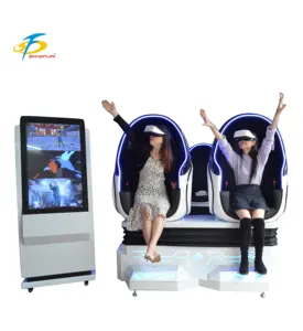 New Amusement Park Rides Virtual Reality 9D VR Cinema VR 9D Cinema Simulator VR Egg Chair