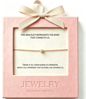 Boîte cadeau en forme de papillon rose avec ruban pour bracelet de perles, emballage cadeau pour la Saint-Valentin