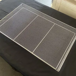 Customized Size Stainless Steel Dehydrator Wire Mesh Tray Perforated Drying Pandrying Tray Dehydrator For Washing For Drying Veg