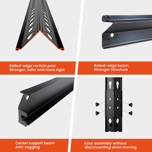 Kệ Lưu Trữ Có Thể Điều Chỉnh Chiều Cao Nhiệm Vụ Nặng Nề 5-Tier Nhà Để Xe Kệ Đơn Vị Kim Loại Đa-Sử Dụng Lưu Trữ Giá - Product Image 5