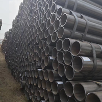Tuyau en acier ERW à paroi épaisse Q235B Q355B de 40-325 mm DE x 3,0-12 mm pour fondations de pieux – Vente chaude