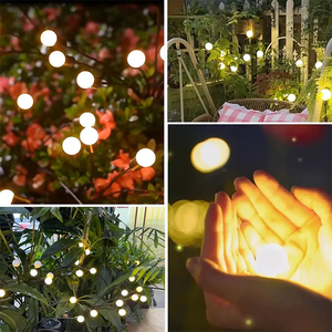 Outdoor Christmas Holiday LED <strong>Solar</strong> <strong>Firefly</strong> Garden <strong>Lights</strong> IP66 Rocking <strong>Firefly</strong> LED Stake Lamps Street Luces De Jardin Solares - Product Image 4
