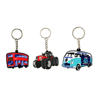Logo personnalisé porte-clés en caoutchouc PVC souple mousquetons promotionnels pour voiture et moto porte-clés personnalisé modèle PVC