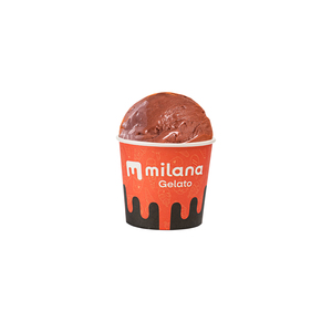 Gelato en gros chocolat-noisette 100ml en pot, crème glacée en sachet, ingrédients premium, usine du Vietnam, qualité italienne - Product Image 1