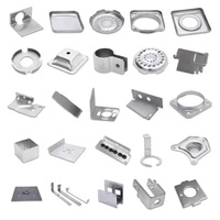 Pièces d'emboutissage en tôle d'acier au carbone sur mesure, supports fabriqués avec précision, pliage, polissage, quincaillerie zinguée pour usages multiples