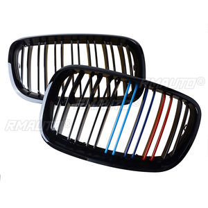 Pour BMW E70 E71 E72 X5 X6 2007-2013, calandre de pare-chocs avant style M Performance, double ligne, calandre de course, accessoires de voiture - Product Image 3