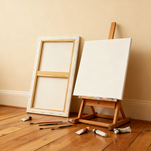 <span class=keywords><strong>Tela</strong></span> per <span class=keywords><strong>Pittura</strong></span> di Grandi Dimensioni 80*100cm, Forniture Artistiche, <span class=keywords><strong>Tela</strong></span> Bianca Stirata 100% Cotone con Triplo Primer - Product Image 2