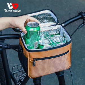 Sac de guidon de vélo WEST BIKING imperméable, grande capacité 4,5 litres, multifonctionnel, facile à transporter, sac avant pour vélo de route - Product Image 6