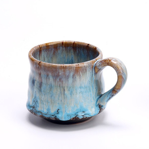 Nuova Tazza da Caffè in Ceramica Porcellanata Ecologica, Stile Lusso Leggero, <span class=keywords><strong>Scritta</strong></span> a Mano, Design Industriale Retrò, per il Commercio Transfrontaliero - Product Image 1