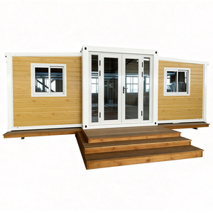 Maison conteneur extensible de 40 pieds avec salle de bain complète, vente en gros, 1/2/3 chambres, petite maison préfabriquée chinoise extensible - Product Image 1