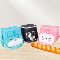 Sac isotherme léger et tendance à imprimé animal, 210D, avec fermeture éclair, poignée, grande capacité, imperméable, pour le stockage des aliments
