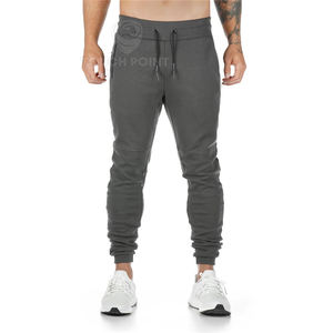Logo personnalisé streetwear blanc épais joggers pantalon de survêtement français en coton éponge hommes oversize - Product Image 4