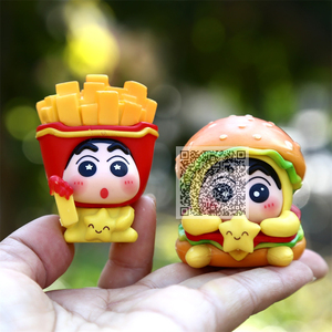 Figura de Niño Japonés Kawaii, Mascota de Comida Rápida, Juguete para Restaurante, Promoción de Comidas Infantiles, Premio en Cápsula Gashapon - Product Image 3
