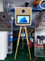 Photomaton en bois avec mini PC Flight Case en stock aux États-Unis