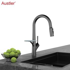 Moderno rubinetto lavello a maniglia singola con piattaforma di stoccaggio Grifos De Cocina a molla a molla a 3 vie rubinetto da cucina - Product Image 2