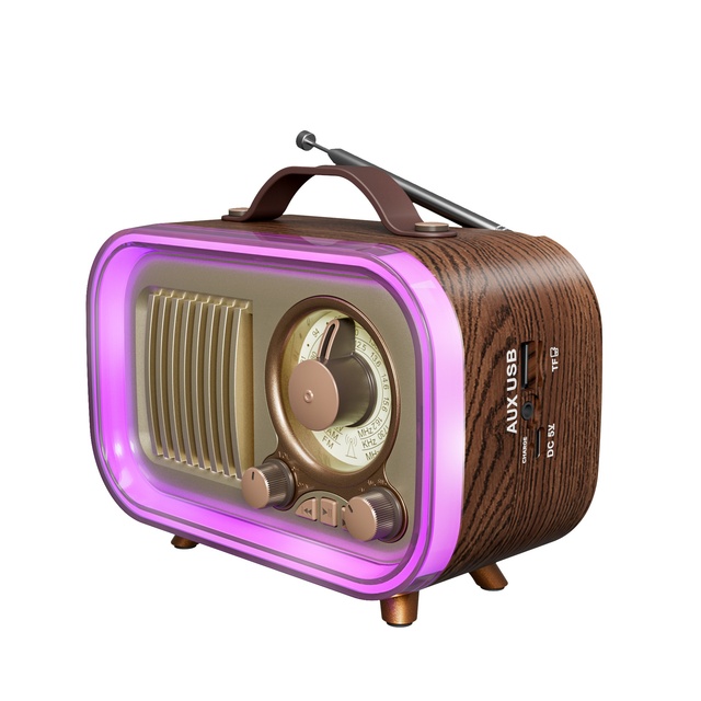 Cross-border Retro Radio Multifunctional for Speaker Portable Wireless Outdoor Home Audio Multi-band Supports Card