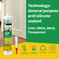 Scellant silicone transparent GP imperméable pour la construction de murs-rideaux en verre