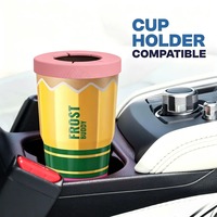 Tumbler Vakum Terisolasi 30oz Templer Pencil untuk Anak Perempuan, Cangkir Perjalanan Anti Bocor dari Baja Tahan Karat untuk Kopi Dingin dan Smoothie